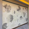 پتینه کاری دیوار،منتریال(رنگ، مواد)استفاده شده : خمیر میکروسمنت،زنکهای