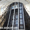 نمای بیرونی آسانسورهای هتل فدک مشهد