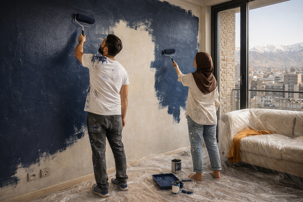 هزینه نقاشی خانه ۹۰ متری در سال ۱۴۰۴