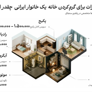 گرم کردن خانه در زمستان ۱۴۰۴ چقدر هزینه دارد؟