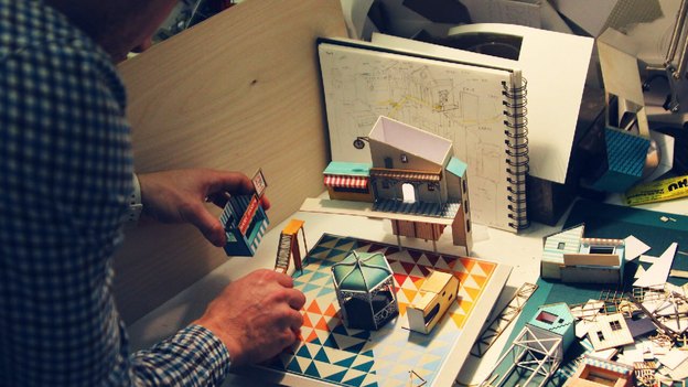 ساخت شهر بازی لومینوسیتی با مقوا و کاغذ رنگی برای موبایل و تبلت