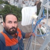 نصب انتن دوربین مداربسته شهری  در ارتفاع ۳۵ متری
