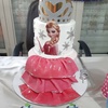 کیک تولد دخترانه .طرح السا 