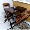 میز و صندلی تاشو چوب روس