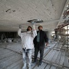 سقف ۷۵۰ متری پیش ورودی پروژه ی مصلی امام خمینی