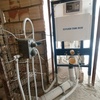 اجرای لوله کشی سرد و گرم برای توالت فرنگی توکار همراه با شیرآلات توکار