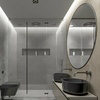 سرامیک و نصب توالت فرنگی و روشویی و آینه سرویس مستر واحد مسکونی