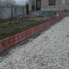 جدا سازی باغچه و راهرو با نرده پلیمری بتنی