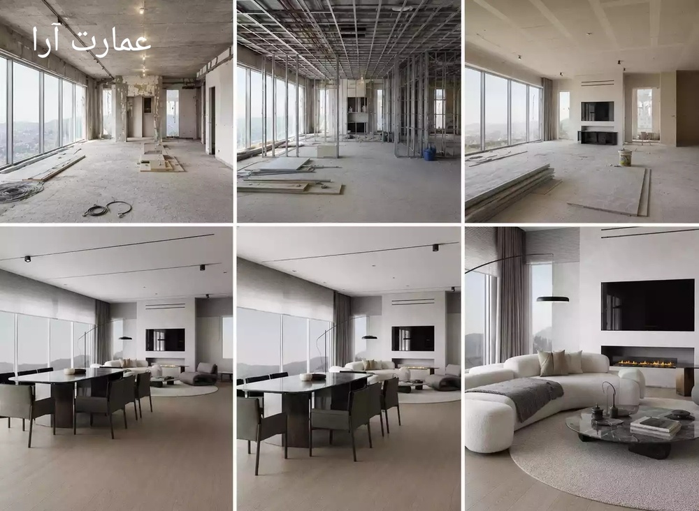 نمونه کار طراحی و معماری عمارت آرا 3