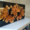 صفحه میز جلو مبلی ترکیب چوب و رزین 