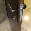 نصب قفل بدنه سوئیچی با دستگیره درب خام