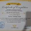 The degree of teacher training course for classroom management 