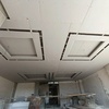 اجرای سقف فلت با مربع منفی و لاین نوری