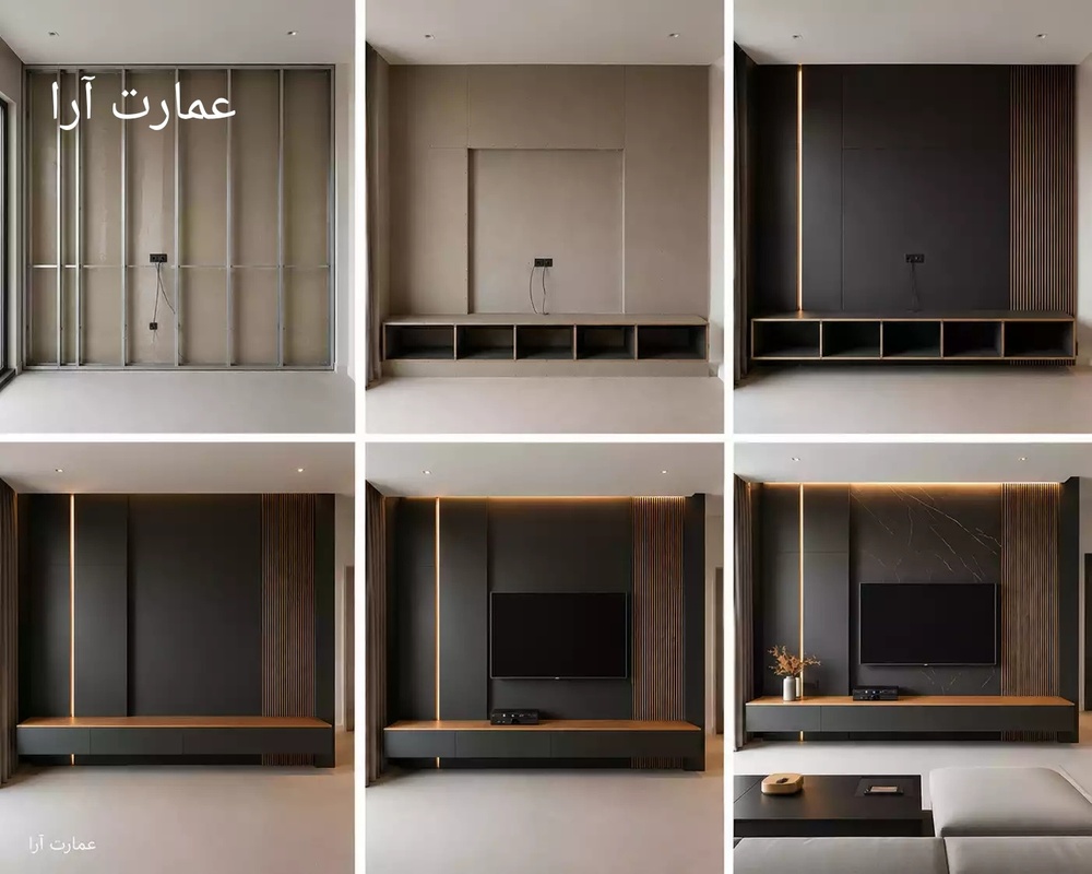 نمونه کار طراحی و معماری عمارت آرا 2
