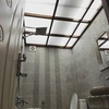 اجرای سقف حمام سرویس با رنگ ضداب