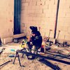 در حال اجرای لوله کشی گاز توکار