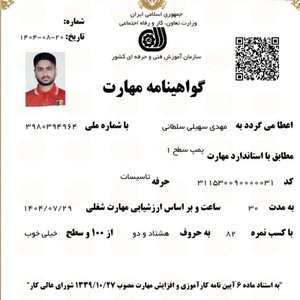مهدی سهیلی سلطانی