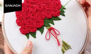 آموزش ابریشم دوزی